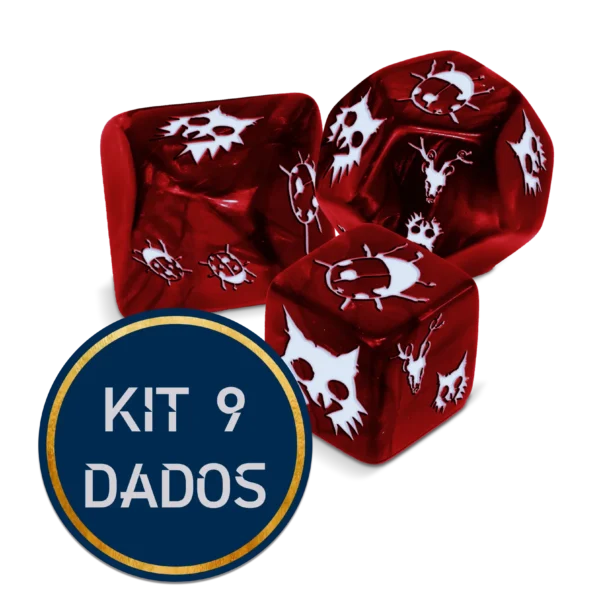 Dados - Kit Essencial (3D6, 3D10 e 3D12)